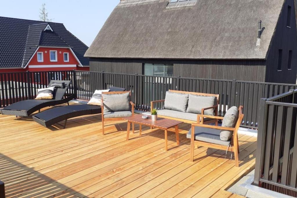 Fh Magnolia Fuer 12 Pers. Mit Terrasse + Dachterasse Villa Born Ngoại thất bức ảnh